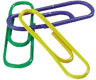 Thumbnail - Printus Büroklammern farbsortiert lackiert, 1.000 St.