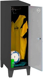 Simonrack Spind SIMONLOCKER DISM SINGLE anthrazit, grau 8425437120374, 1 Schließfach 30,0 x 50,0 x 101,5 cm