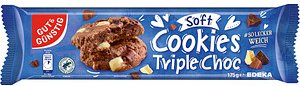 GUT&GÜNSTIG Soft Cookies Triple Choc Kekse 175,0 g