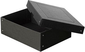 FALKEN PURE Aufbewahrungsbox 7,0 l schwarz 24,0 x 32,0 x 10,0 cm
