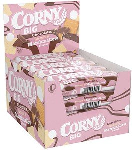 CORNY BIG Chocolate, Biscuit & Marshmallow flavour Müsliriegel 24 Riegel