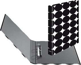 herlitz Just Black Ringbuch 2-Ringe Motiv DIN A4, 1 St.