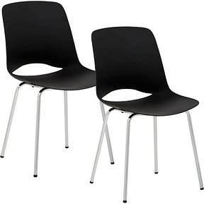 Thumbnail - Mayer Besucherstühle 2520_01 schwarz Kunststoff, 2 St.