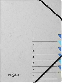 PAGNA Ordnungsmappe Easy Grey 7 Fächer grau, 1 St.