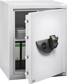 BURG WÄCHTER Sicherheitsschrank WS Office 802 E FP Sicherheitsstufe B nach VDMA 24992 lichtgrau 64,1 x 55,4 x 81,6 cm