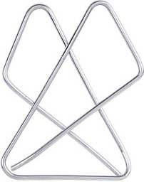 Gowi Kreuzklammern silber verzinkt, 50 St.