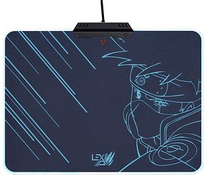LEXIP Gaming-Mousepad Kakashi blau, weiß