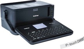 brother P-touch D800W Beschriftungsgerät schwarz