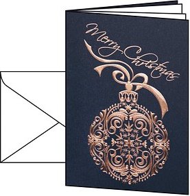 10 SIGEL Weihnachtskarten Noblesse DIN A6