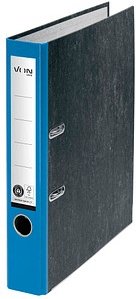 VON LEITZ Ordner blau mamoriert Karton 5,0 cm DIN A4, 1 St.