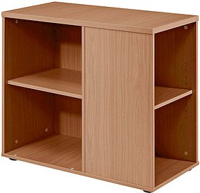Thumbnail - HAMMERBACHER Orbis Standcontainer nussbaum 40,0 x 80,0 x 72,0 cm