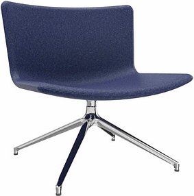 fm Sessel LODUS dunkelblau chrom Stoff, 1 St.