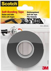 Scotch selbstverschweißendes Dichtungsband schwarz 25,0 mm x 3,0 m 1 Rolle