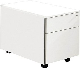 Thumbnail - Kerkmann Yukon Rollcontainer weiß 2 Auszüge 42,0 x 80,0 x 54,0 cm