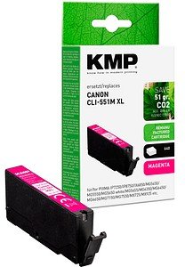 Thumbnail - KMP magenta Druckerpatrone kompatibel zu Canon CLI-551 XL M