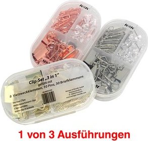 M&M Clip-Set farbsortiert, 1 Pack