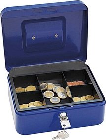 WEDO Geldkassette 145203X Größe 2 blau