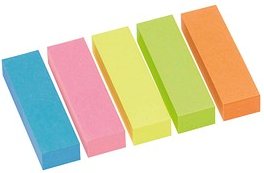 inFO Brillantmix Haftmarker farbsortiert 5x 100 Streifen