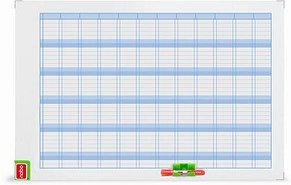 Thumbnail - nobo Performance Jahresplaner, blanko 90,0 x 60,0 cm