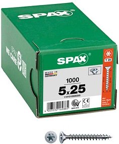 Thumbnail - SPAX® Universalschrauben T20 Senkkopf WIROX 1191010500255 5 mm x 25 mm, 1.000 St.