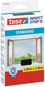 Thumbnail - tesa Fliegengitter Insect Stop Standard anthrazit 1,0 x 1,0 m