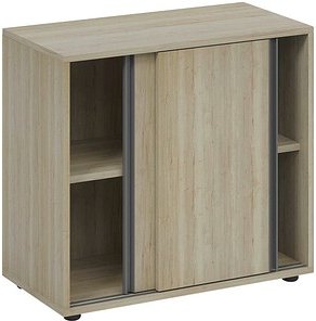fm Schiebetürenschrank home office, 4260672333202 eiche 1 Fachboden 80,0 x 40,0 x 73,4 cm