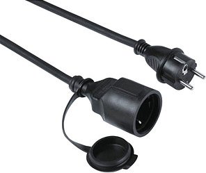 Thumbnail - hama Verlängerungskabel 10,0 m schwarz