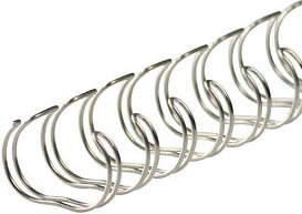 50 LMG Drahtbinderücken silber für 160 Blatt