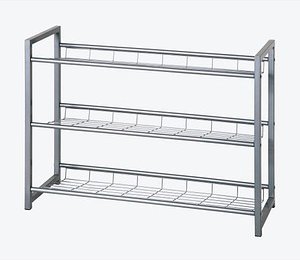 Thumbnail - HAKU Möbel Schuhregal silber 80,0 x 30,0 x 60,0 cm