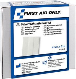 Thumbnail - FIRST AID ONLY® Pflaster P-10040 weiß 4,0 cm x 5,0 m, 1 Rolle
