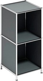 viasit Aktenregal System4 anthrazit 40,4 x 40,4 x 80,7 cm