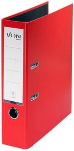 Thumbnail - VON LEITZ Ordner rot Karton 8,0 cm DIN A4, 1 St.