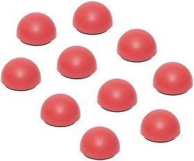 MAUL Kegelmagnete rot, Kunststoff Ø 3,0 cm, 10 St.