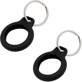 belkin Schlüsselanhänger Apple AirTag Halterung schwarz, 2 St.