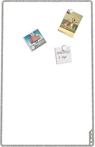 PLAYROOM mobiles Whiteboard Playboard 75,0 x 118,0 cm grau emaillierter Stahl