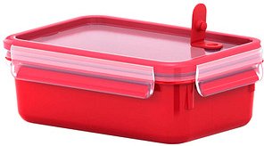 emsa Mikrowellendose CLIP & MICRO rot 0,8 l, 1 St.