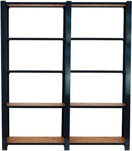 Thumbnail - Simonrack Schwerlast-Weitspannregal OFFICLICK 5 8425437127816 anthrazit, braun 160,0 x 30,0 x 210,0 cm