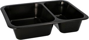 PROPAC Mehrweg-Menüschalen 22,7 x 17,8 cm, 20 St.