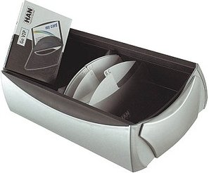 HAN Visitenkartenbox silbergrau, für bis zu 500 Visitenkarten