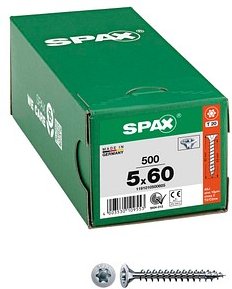Thumbnail - SPAX® Universalschrauben T20 Senkkopf WIROX 1191010500605 5 mm x 60 mm, 500 St.