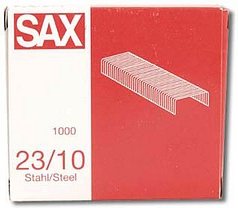 sax design Heftklammern 23/10, 1.000 St.