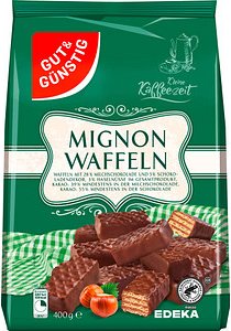 GUT&GÜNSTIG Mignonwaffeln Kekse 400,0 g
