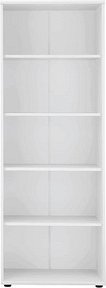 MÖBELPARTNER Aktenregal weiß 65,1 x 34,5 x 182,4 cm, 1 St.