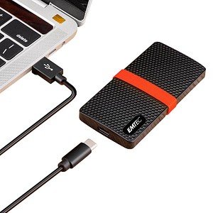 Thumbnail - EMTEC Power Plus X200 1 TB externe SSD-Festplatte schwarz, rot