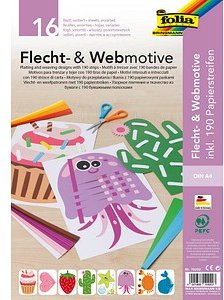 Thumbnail - folia Bastelset Flecht- und Webemotive mehrfarbig