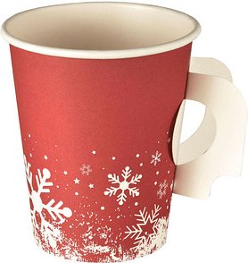 50 PAPSTAR Einweg-Trinkbecher Winter Time 0,2 l