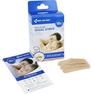 Thumbnail - FIRST AID ONLY® Nasenpflaster Schnarchen P-10075 00 braun, 80 St.