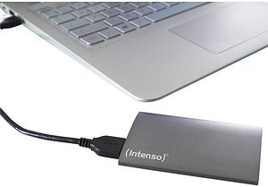 Thumbnail - Intenso SSD Premium 128 GB externe SSD-Festplatte anthrazit