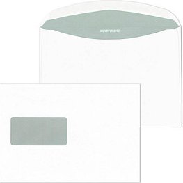 MAILmedia Kuvertierhüllen Kuvertmatic DIN C5 mit Fenster weiß nassklebend 500 St.