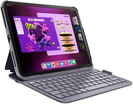 Thumbnail - DEQSTER Slim Pro Keyboard Tablet-Tastatur grau geeignet für Apple iPad Air 13" (M2), Apple iPad Air 13" (M3), Apple iPad...